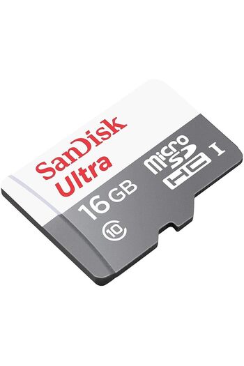 SanDisk بطاقة ذاكرة microSDHC فائقة الأندرويد بسعة 16 جيجابايت وسرعة 80 ميجابايت/ثانية من الفئة 10