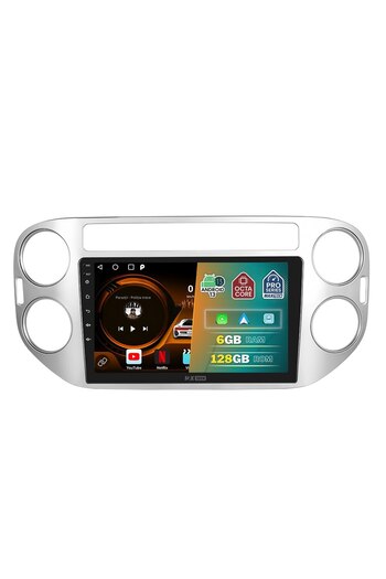 MaxTech Navigatie Volkswagen Tiguan 2007-2016 dedicata, 6 GB Ram 128 GB Rom OctaCore, Carplay & Android