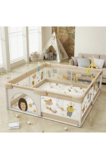Picodino Hedgehog playpen for babies with 50 balls included, Jumbo 150 x 180 cm