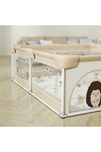 Picodino Hedgehog playpen for babies with 50 balls included, Jumbo 150 x 180 cm