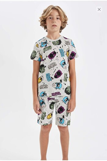 DeFacto Boy's Crew Neck Short Sleeve T-Shirt