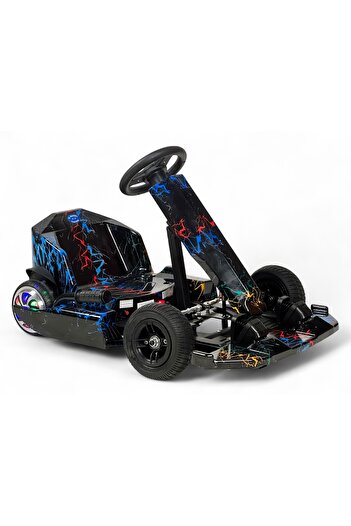 ALBADER Electric Scooter Karting, Kids Karting Drift Car, Crazy Drift Electric Car 36V with LED Wheels