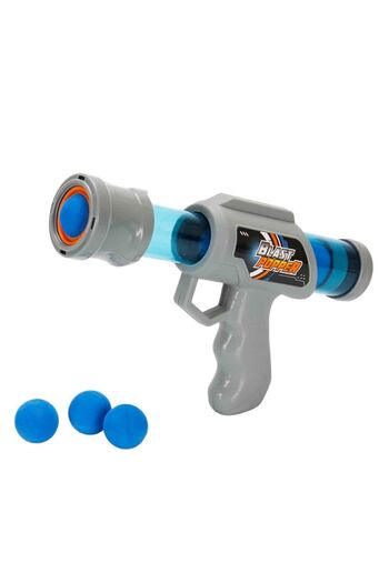 Sunman 10033 Sun-Aoj-Weapon Sponge Ball Throwing Blast Popper with 8 Balls 2R