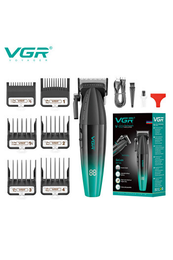 VGR V-003 Hair Clipper, Professional Hair Trimmer, Cord/Cordless Rechargeable Hair Cutting