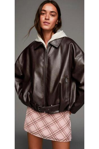 Rhythm London Textile Brshk New Season Belted Bomber Jacket