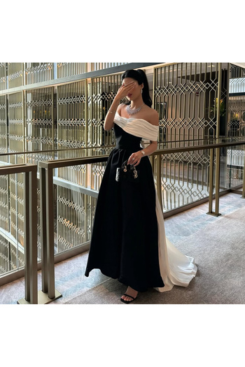 Viola Black and white dress