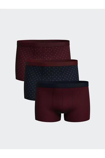 LC Waikiki Standard Fit Cotton Flexible Men's Boxers 3-Piece (W5)