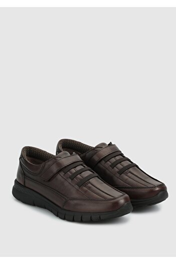 Eclipse Brown Leather Women's Shoes