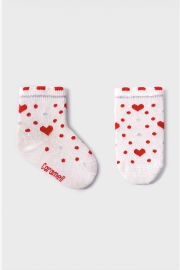 Caramell I Love Mum Written 3-Piece Sock Set