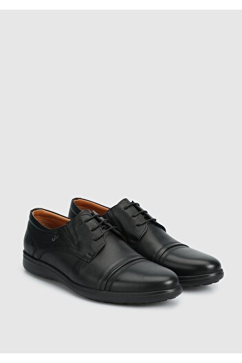 Dr.Flexer Black Leather Men's Shoes