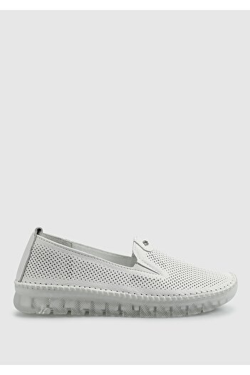 Eclipse Pantofi de dama din piele alba