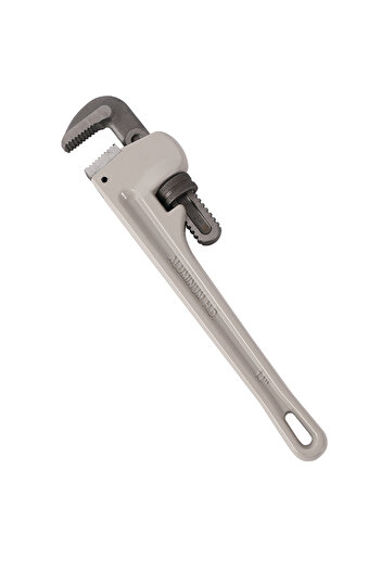 Lawazim Aluminum Pipe Wrench - 14 Inch Adjustable Jaw Heavy Duty Rust Resistant Plumbing Tool