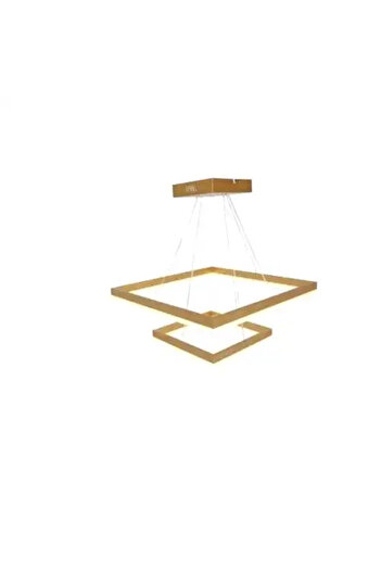 LED CONCEPT LED chandelier with three types of light, remote control, adjustable intensity, 112W, 50x50x100cm
