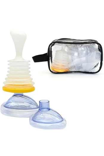 NOVUM Emergency Choking Rescue Kit: Portable First Aid Suction Device,Choking Rescue Device