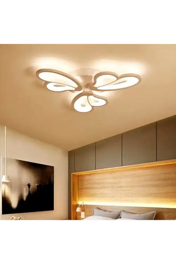 LED CONCEPT LED chandelier with three types of light, remote control, adjustable intensity, 65W, 45x45x9cm