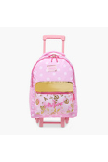 Juniors Trolley Bag for Girls 8-13 Years with Adjustable Strap and Prints by