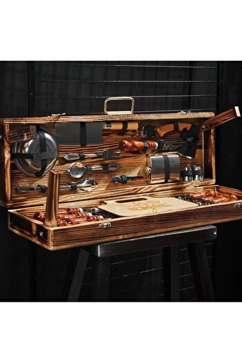 Lider Premium barbecue set, picnic, camping, fishing, 33 pieces in set