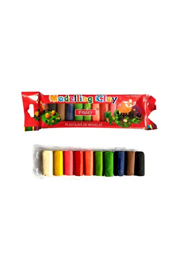 JML Plasticine 10 Different Colors 400g Non-toxic 20 pcs*20gr