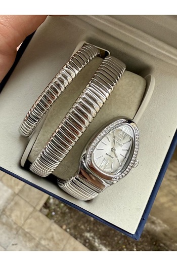 Reward Thick to Thin Stone Snake Watch Elegant Case 3ATM Waterproof (2Turn Strap)