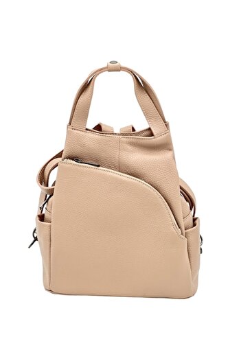 Micutz Elegant Women's Backpack in Soft Genuine Leather, Made in Italy, 17x23x11 cm, Design 2025
