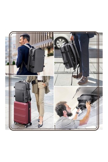 OEM Travel Backpack for Laptop, Expandable to 40L with USB/Type-C Port, Waterproof, Unisex, for Airplane