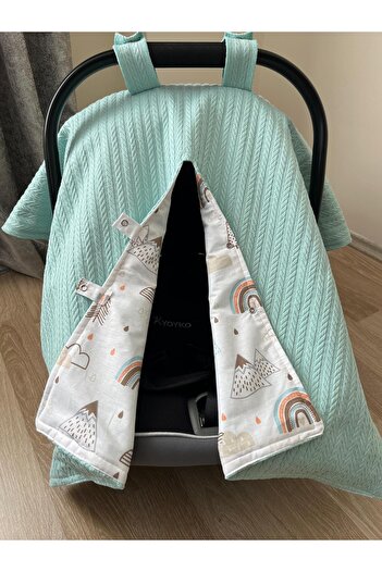 YUSRAMODA Stroller Cover - Double Sided Patterned Stroller Cover