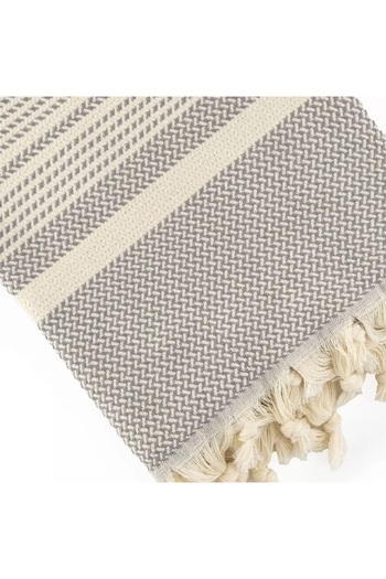 ASPA 100% Cotton Straw Weave Peshtemal 100X180 cm Beach, Bath, Hammam, Sports and Travel Towel
