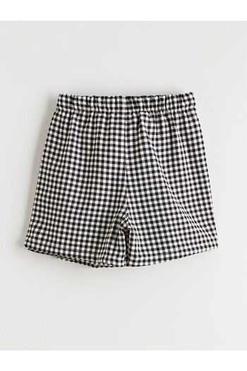 LC Waikiki Create Your Style from Uzg Store |   Girls' Plaid Patterned Shorts Skirt with Elastic Waistband