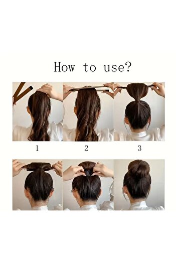 EMKSHOP Hair Clip for Making Bun, Practical Bun Clip (1 Piece)