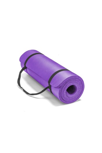 Generic Non-slip yoga mat, yoga mat with strap included, 10mm thick exercise mat perfect for workouts