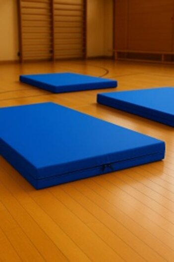 NOR DESIGN Sport Mat FlexiCore for Floor Exercises, 200\90 in Blue