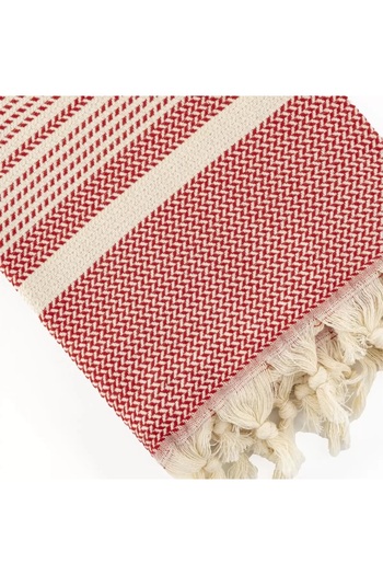 ASPA 100% Cotton Straw Weave Peshtemal 100X180 cm Beach, Bath, Hammam, Sports and Travel Towel