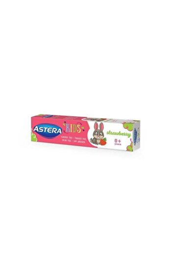 ASTERA Kids Toothpaste for Children Aged 1+ - Strawberry Flavour - 50 ml
