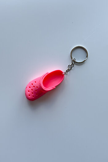 sin istanbul Slipper Silver Chain Keychain
