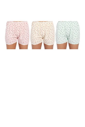 The comprehensive house Blazon Women's 100% Combed Cotton Panties - 3 Pack - Anti-Chafing - Multicolor