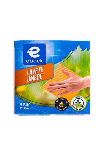 Tamira Wet Wipe EPACK 5 pieces - used in bathrooms, kitchens