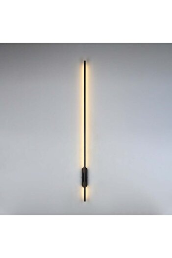 HAMER 120cm hidden yellow wall lamp with ruler and lighting