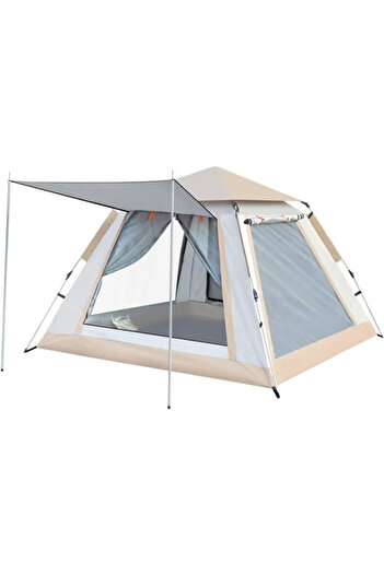 Cady One Large Automatic Waterproof Tent with Sunshade for 4 Persons for Travel and Camping 240*240*155cm