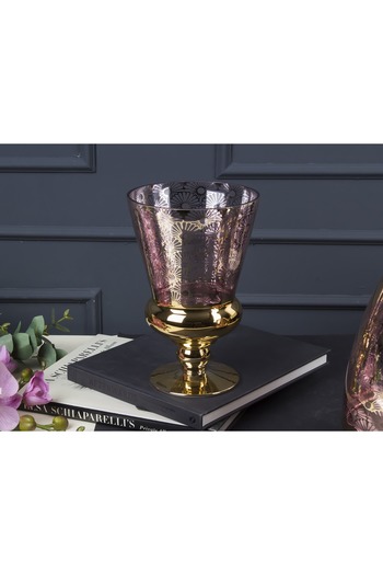 Sembol Pinky Glass Vase 18X26.5 cm
