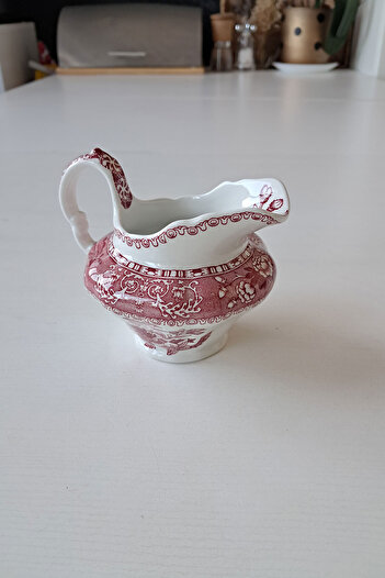 SPODE Pink Design C1833 Antique Milk Jug or Sauce Jug 125 ml