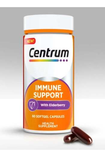 Centrum Immune Support With Elderberry 60 Capsules Dietary Supplement