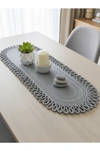 BHR Creative Galaxy Natural Jute, Patterned, Wicker, Placemat, Table, Coffee Table Runner. 30x80
