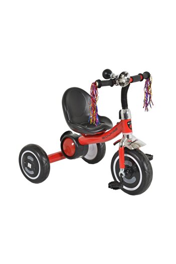 byox Bonfire classic pedal tricycle, horn, wheel lights and music