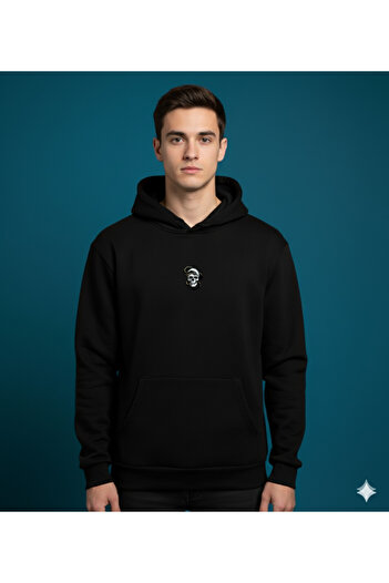 By Caspita Fashion Lenithra Japan Tour Back Printed Unisex Oversize Black Hoodie