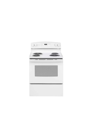 MABE Electric Cooker, 4 Coil burner, 5.0 Cu Ft White