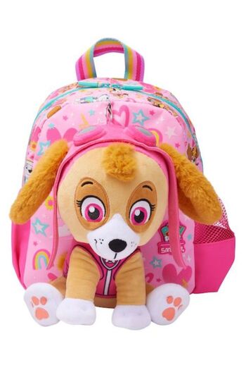 SMIGGLE Paw Patrol Pink Mini Backpack with Removable Plush Toy