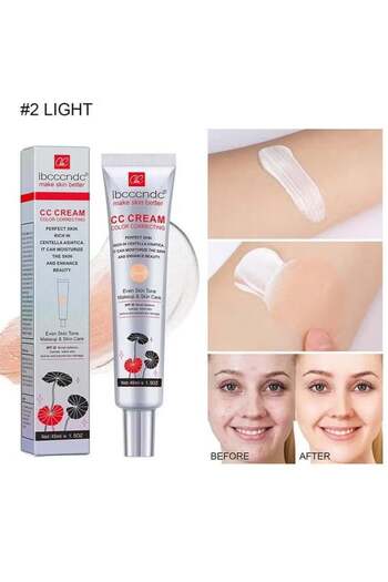 İBCCCNDC Color Correcting CC Cream, Hydrating CC Cream Foundation