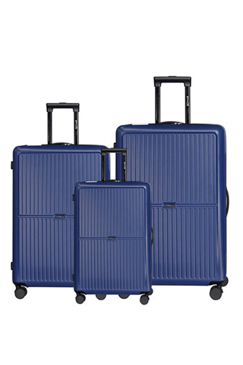 Space Luggage Set, ABS Material including Carry On Cabin Sizes, 20/24/28 Inches, Navy 2506