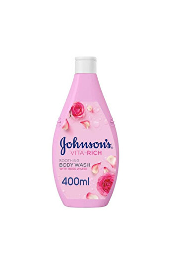 Johnson Johnson's Body Wash 400ml Vita-Rich with Rose Water
