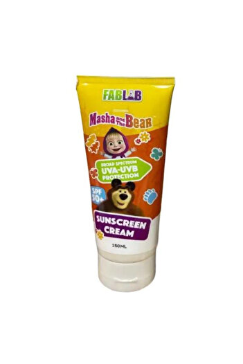 NİCKELODEON Nickelodeon Sunscreen Cream for Kids 150ml Fab Lab Masha +50